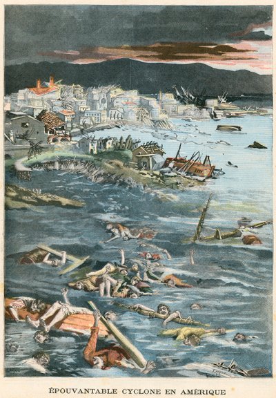 Zyklon in Amerika von French School