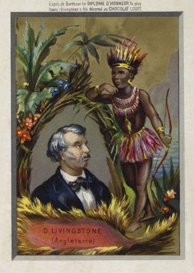 David Livingstone, schottischer Missionar und Entdecker von French School