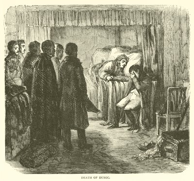 Der Tod von Duroc (Gravur) von French School