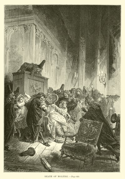 Tod von Molière von French School