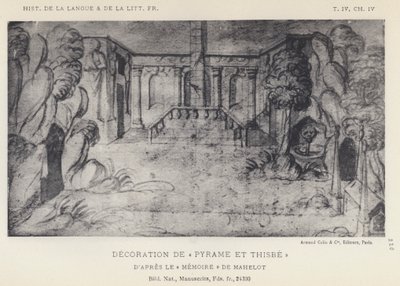 Decoration De Pyrame Et Thisbe von French School