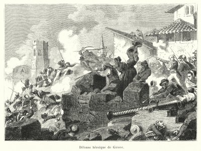 Heroische Verteidigung von Girona von French School