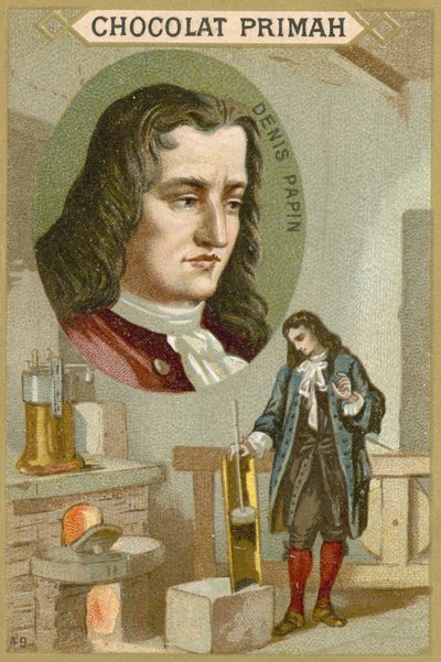 Denis Papin, französischer Physiker und Erfinder von French School