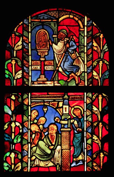 Das St. Nikolaus-Fenster von French School