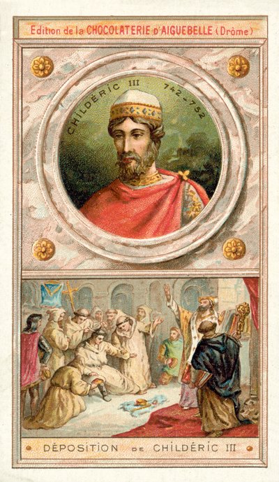 Absetzung von Childerich III., 752 von French School