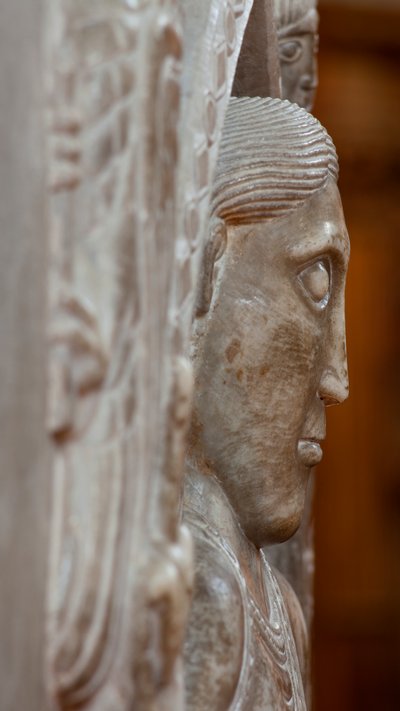 (Detail) Christus in Majestät, der Wandelgang von French School