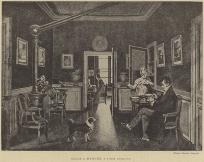 Esszimmer von French School
