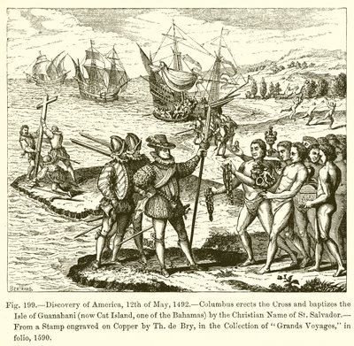 Entdeckung Amerikas, 12. Mai 1492 von French School