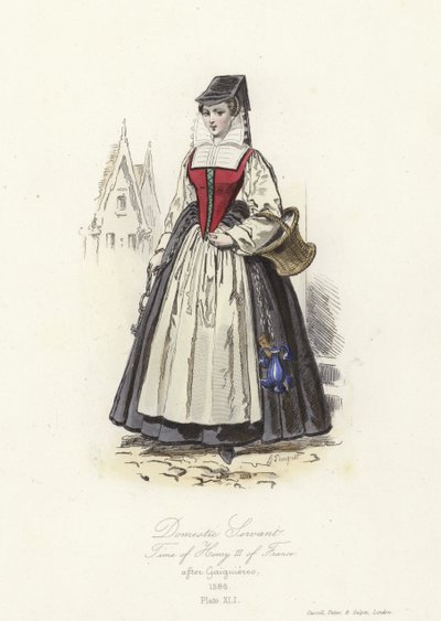 Hausangestellte der Zeit von Heinrich III. von Frankreich von French School