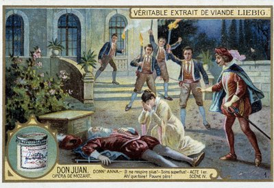 Don Juan: Akt I, Szene IV, der Tod von Donn