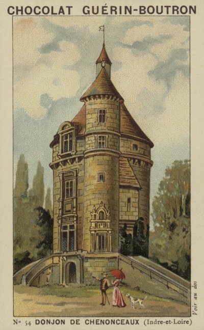 Bergfried von Chenonceaux, Indre-et-Loire von French School