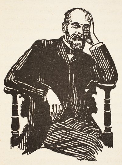 Durkheim, Kopie von Boris Mestchersky, Illustration aus Histoire de la Nation Francaise, Sciences, Bände I & II, von Gabriel Hanotaux, 1924 von French School