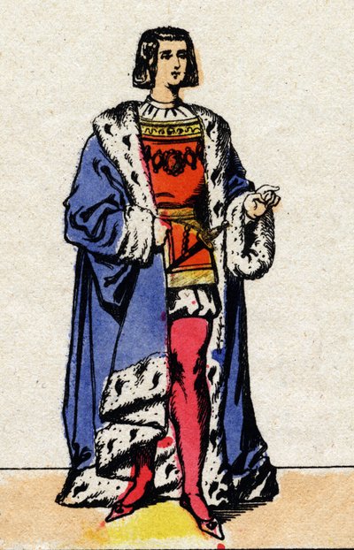 Valois-Dynastie: Porträt von Ludwig XII., König von Frankreich von French School