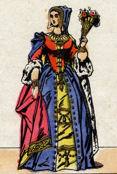 Dynastie der Valois: Porträt von Maria von England (Mary Tudor) von French School