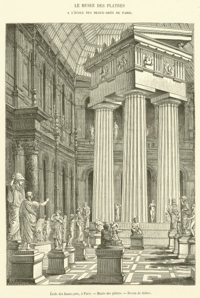 Kunsthochschule, in Paris, Gipsmuseum von French School
