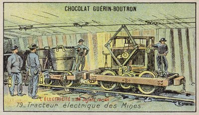 Elektrische Minenlokomotive von French School