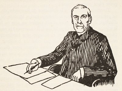 Emile Boutroux, Kopie von Boris Mestchersky, Illustration aus Histoire de la Nation Francaise, Sciences, Bände I & II, von Gabriel Hanotaux, 1924 von French School