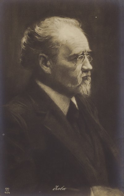 Emile Zola (1840-1902), französischer Romanautor, Journalist und Dramatiker von French School