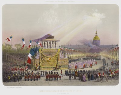 Einzug der Asche Napoleons I. in Paris, am 15. Dezember 1840 von French School