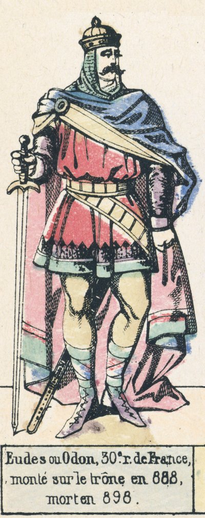 Eudes oder Odo, 30. König von Frankreich, bestieg den Thron 888, starb 898 von French School