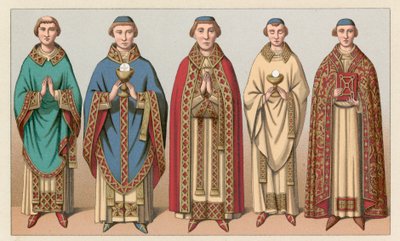 Kostüm des europäischen Mittelalters von French School