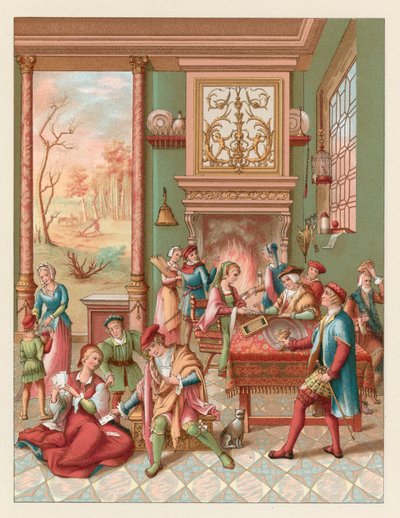 Europa XV-XVI Jahrhundert Kostüm von French School