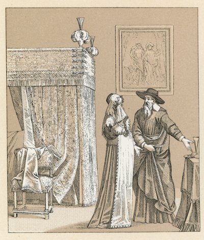 Europa XVII. Jahrhundert Kostüm von French School