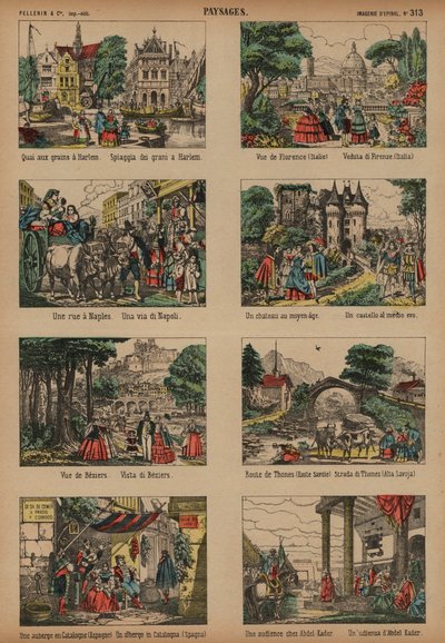 Europäische Szenen von French School