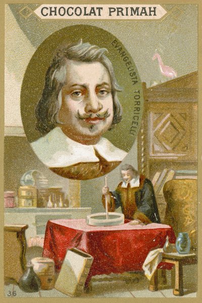 Evangelista Torricelli, italienischer Physiker und Mathematiker von French School