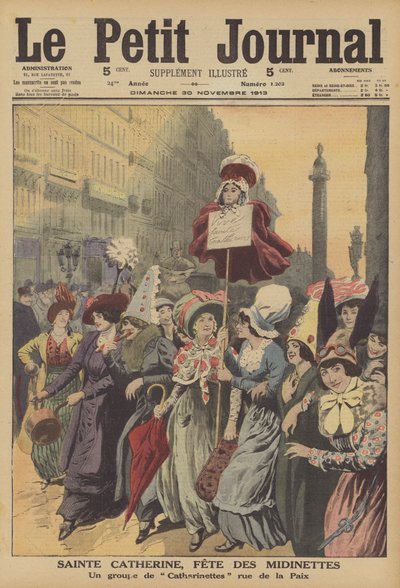 Fest der heiligen Katharina, Schutzpatronin der Bekleidungsarbeiter von French School