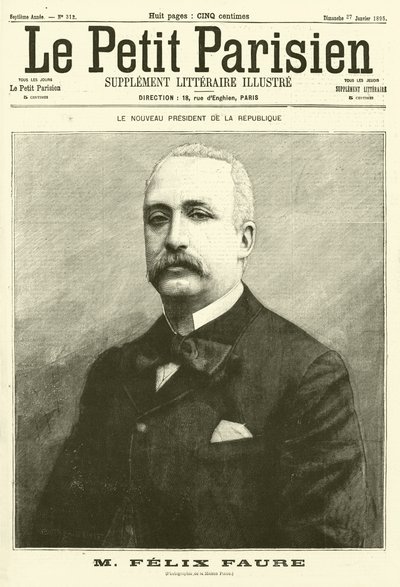 Felix Faure, neuer Präsident von Frankreich von French School