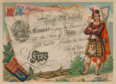 Fünf-Pfund-Note von French School