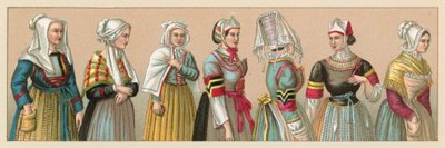 Französische Tracht von French School