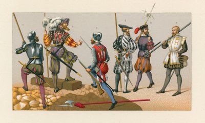 Frankreich XVI. Jahrhundert Kostüm von French School