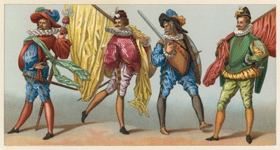 Kostüm Frankreich XVI. Jahrhundert von French School