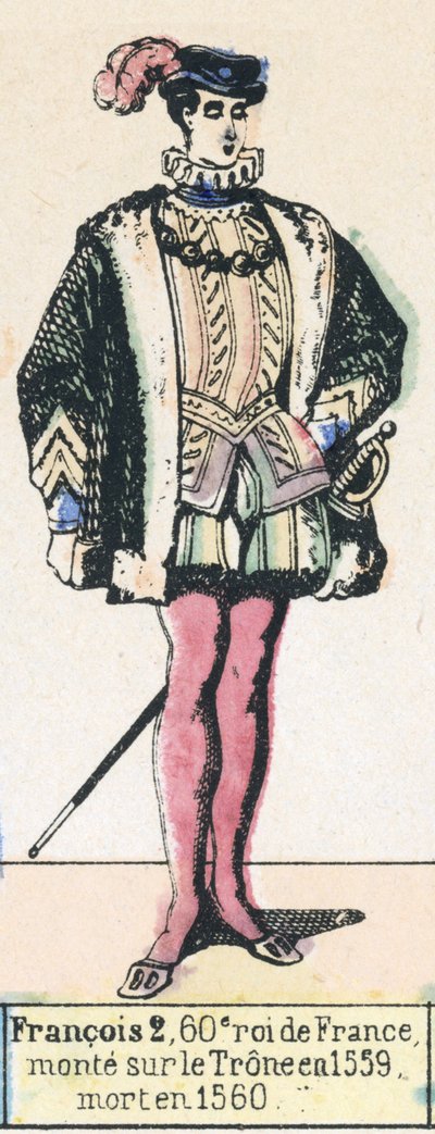 Franz II., 60. König von Frankreich, bestieg den Thron 1559, gestorben 1560 von French School