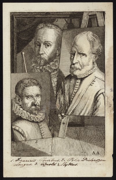 Frans Pourbus, Pieter Pieterszen und Arnold Mytens von French School