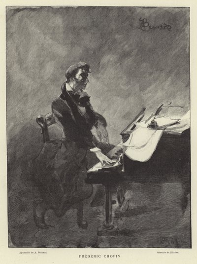 Frédéric Chopin, polnischer Pianist und Komponist von French School