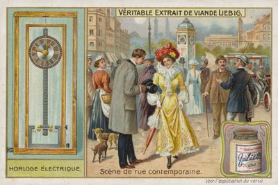 Französischer Fleischextrakt (Bouillon), Typische Straßenszene von French School