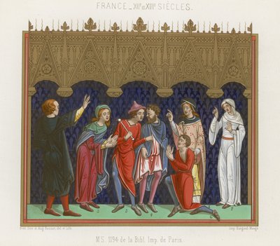 Französische Figuren des 12. und 13. Jahrhunderts von French School