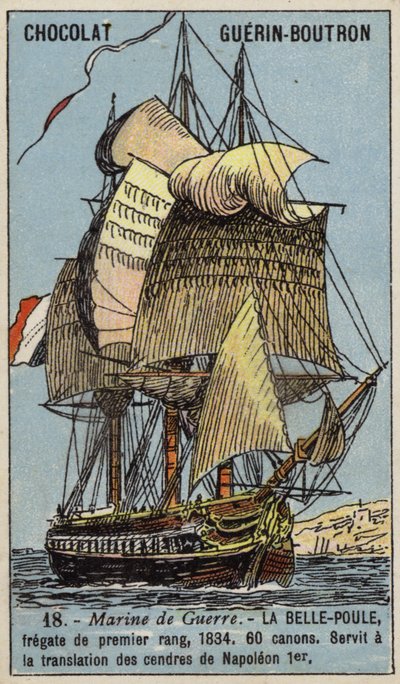 Französische Fregatte Belle Poule von French School