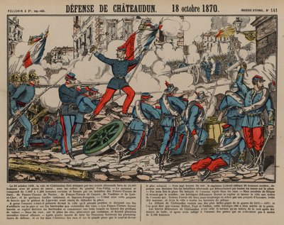 Französische Truppen verteidigen Chateaudun, Deutsch-Französischer Krieg von French School