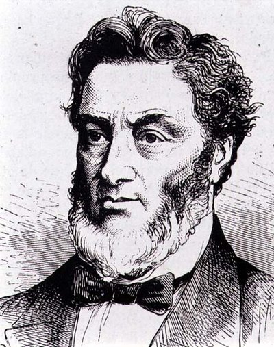 Gabriel-Claude-Jules Favre (1809-1880) französischer Politiker (Stich) von French School