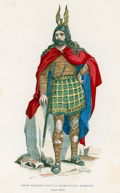 Gallischer Häuptling während der römischen Herrschaft von French School