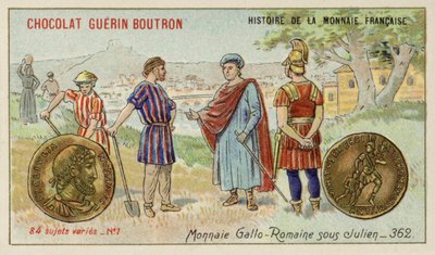 Gallorömisches Geld aus der Herrschaft von Julian, 362 von French School