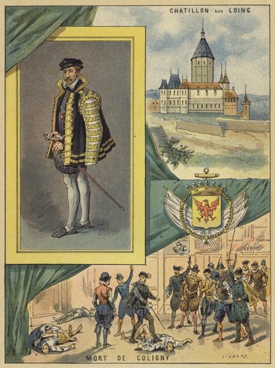 Gaspard De Coligny von French School