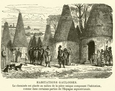Gallische Häuser von French School