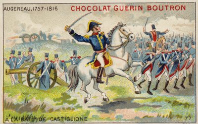General Augereau in der Schlacht von Castiglione von French School