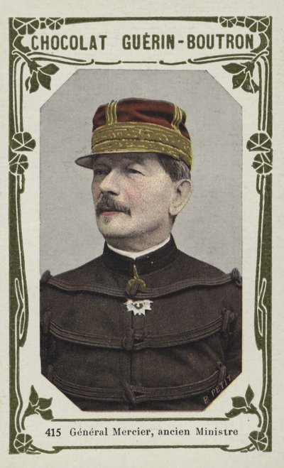 General Mercier, ehemaliger Minister von French School