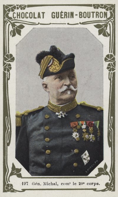 General Michal, Kommandant des 20. Korps von French School